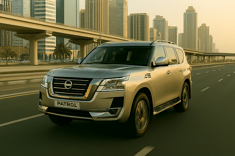 Drive Nissan Patrol 2024 in Sharjah with Taneen Rent A Car