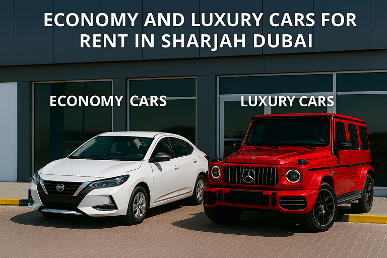 Economy and luxury cars for rent in Sharjah Dubai