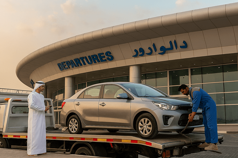 Sharjah Airport long-term car hire pickup service