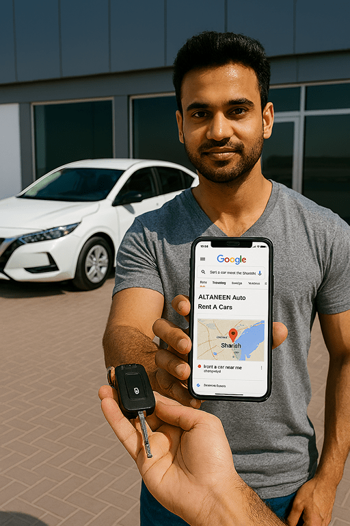 Al Taneen Rent A Car office in Sharjah